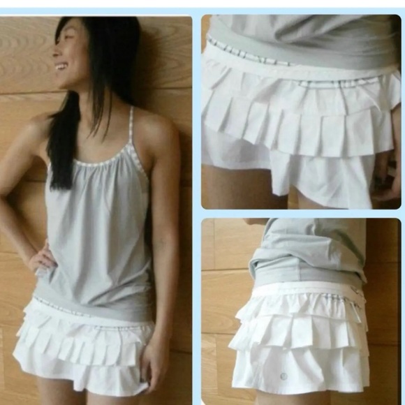 Lululemon tiered skirt glacier size 6 - Picture 7 of 7